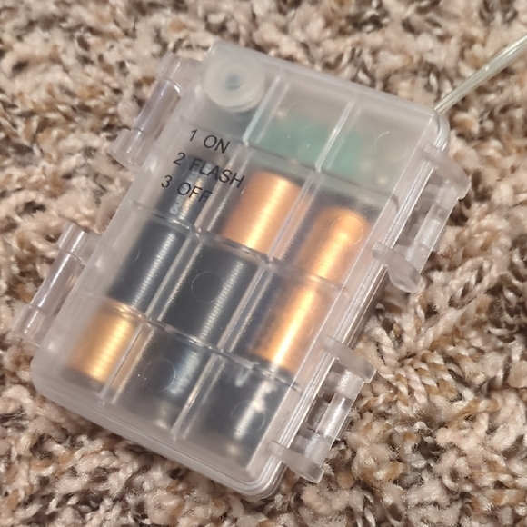 LouisChoice battery operated star string yellow light pack flash - Picture 4 of 7